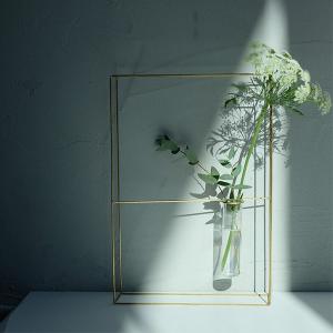 PIKE frame brass vase 【B】｜a-gleam