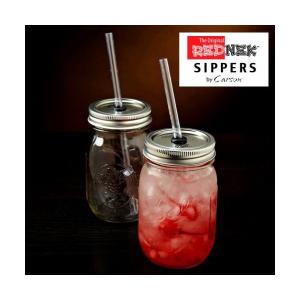 Rednek Sippers Glass / レッドネック シッパー グラス【ball mason jar ボール メイソン ジャー コップ　グラス　ガラス　タンブラー　カフェ　アメリカ】10P31｜a-gleam