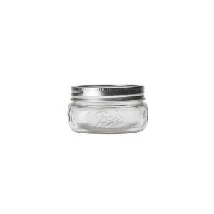 Ball Mason Jar “Wide mouth elite 8oz clear”/ボールメイソンジャー "ワイドマウスエリート8ozクリアー"【ball mason jar ボール メイソン ジャー 保存容器　｜a-gleam