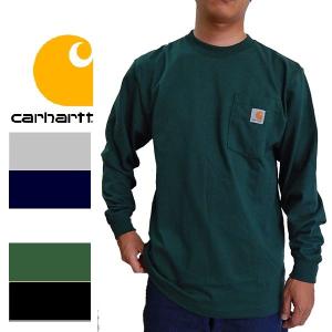 【クリアランスセール】 CARHARTT カーハート ポケット付き 長袖tシャツ ロンt K126ロングスリーブ tシャツ ポケt