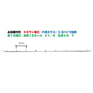 永田製作所 丸型噴口（換板式）丸7頭口 外径91mm G1/4 1241900（動力
