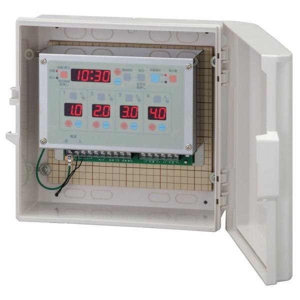 電気式２４時間タイマー FV422 4系統（4回路用）オートレインタイムスイッチ 2台以上連結 出力...