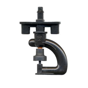 マイクロスプリンクラー MD-601C-04 取付部 4mmバーブ付 Cネジ 水平よりやや高く霧雨のような水滴を降らせます。