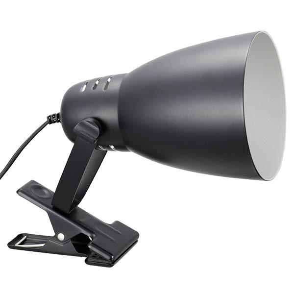 クリップライト　E26　ブラック　電球別売　LTC-N1CW-K