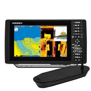 (HONDEX/ホンデックス) 9型ワイド液晶プロッター魚探 HE-9000 スマートデューサ振動子 TD802付 バスフィッシングモデル