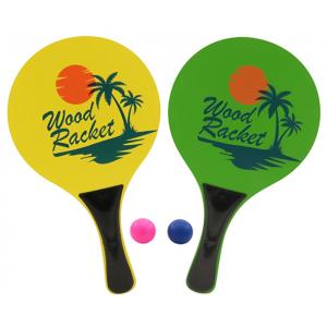 (IKEDA/イケダ) 55960 WOOD RACKET  (055965) スポーツトイ 公園遊び ラリー｜a-k-k