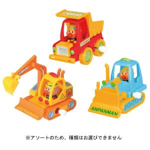 (イケダ) それいけ!アンパンマンうろチョロ工事カー　1530091　180461　アンパンマン　キャラクター　車　ミニカー　作業車　子供　室内遊び　おもちゃ｜a-k-k