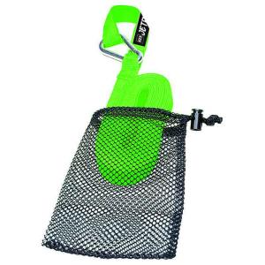 (JETPILOT/ジェットパイロット)  JA7007 PWC TOW STRAP WITH MESH BAG Lime 4.5M (450326)｜a-k-k