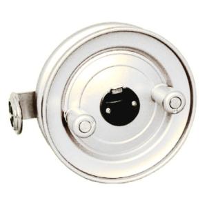 鳴門駒 ヨコ型 ホワイト 401095 落し込み用リール チヌ釣り 黒鯛 わかさぎ釣り 野鮎釣