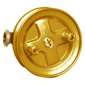 鳴門50 ヨコ型 ゴールド 403020 落し込み用リール チヌ釣り 黒鯛 わかさぎ釣り 野鮎釣