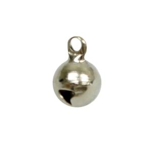 (宝福印) ニュー宝来鈴（銀色） 6号 002667 バラ売り 単品 スズ 小物