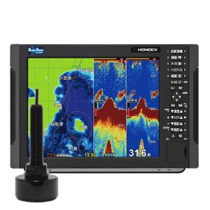 (HONDEX/ホンデックス) HDX-12C Q3S-HDK-024-036 GPSアンテナ外付 振動子TD320 GPSプロッター魚探