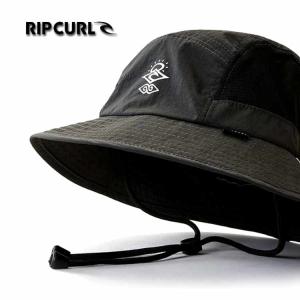 (RIPCURL/リップカール) 19YMHE SEARCHERS BOONIE HAT ハット BLACK L-XL (086510) メンズ 水陸両用 帽子 男性用 60cm｜a-k-k