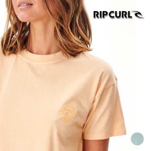 (RIPCURL/リップカール) GTEHA9 SEARCH ICON TEE 半袖 Tシャツ APRICOT レディース ティーシャツ オーガニックコットンの商品画像