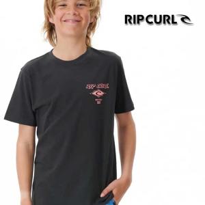 (RIPCURL/リップカール) KTESS9 FADE OUT ICON TEE-BOY 半袖 Tシャツ ボーイズ キッズ｜a-k-k