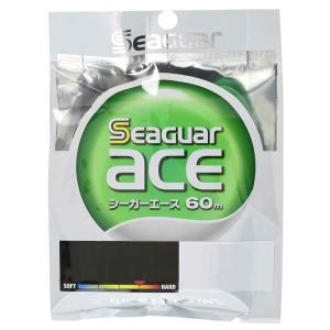 (Seaguar/シーガー) シーガーエース 60m巻 0.8号 (220225) クリア フロロカーボン ハリス 道糸｜a-k-k