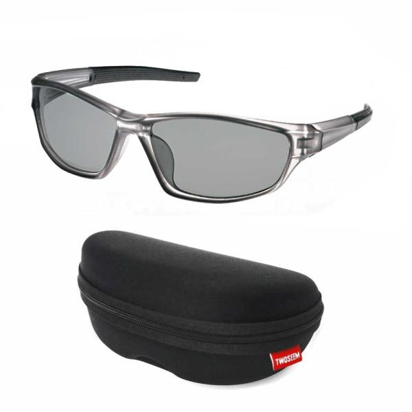 (TWOSEEM/ツーシーム) TSC-F61CA ライトスモーク (25718) 偏光サングラス ...