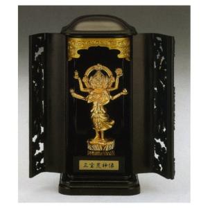 国産仏像・開運招福七福神・大黒天・合金製24k金メッキ 金色 縁起物