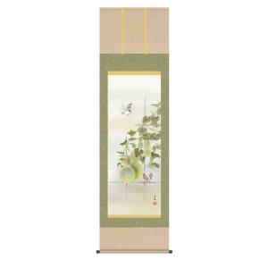 【特価品】掛け軸 掛軸　日の出波◆大洞翠映（真筆・新品）尺八立 特価品】掛け軸 掛軸 日の出波◇大洞翠映（真筆・新品）尺八立