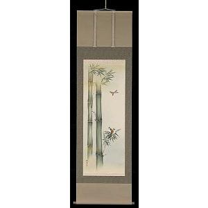 掛け軸 美術年鑑掲載作家 山田和志 農耕四季の図 掛軸 全国送料無料