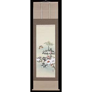 掛け軸 能面 金丸竹風 美術名典掲載作家 掛軸 全国送料無料 : 古都