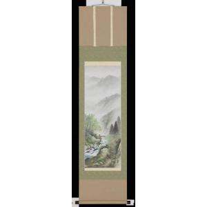掛け軸 芙蓉 美術名典掲載作家 原田快元 掛軸 全国送料無料