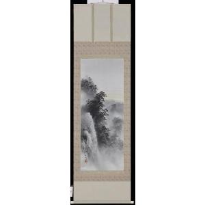 掛け軸 掛軸 軸装 日本画 墨彩画 水墨画 東洋美術 古美術 骨董 骨董品 豪華な装飾 掛け軸 水墨画 抽象画 墨絵 骨董品 美術品｜Yahoo!フリマ