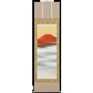 掛け軸 水墨山水 遠山東湖 美術年鑑掲載作家 掛軸 全国送料無料 : 古都