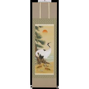 掛軸 水墨山水 森 雪堂 尺五立 掛け軸 : 古都-京都 掛け軸専門店文永堂