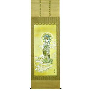 掛軸 水墨山水 森 雪堂 尺五立 掛け軸 : 古都-京都 掛け軸専門店文永堂