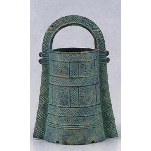 銅鐸　花瓶   107-04　花器　床の間　置物｜a-kakejikujp