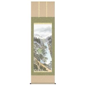 森　契雪　水墨塔山水　掛け軸 楽天市場】掛軸 水墨山水 森 雪堂 尺五立 掛け軸 全国送料無料