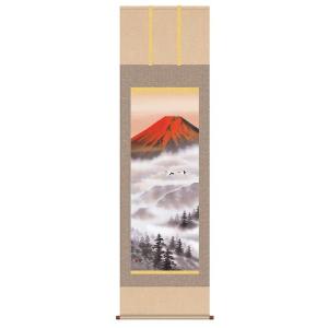 掛け軸 松鯉 小野寺梅嶽 美術名典掲載作家 肉筆100％ 掛軸 全国