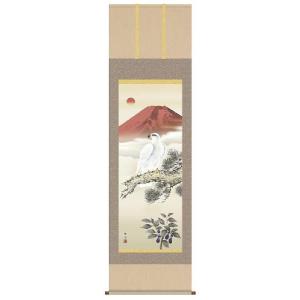 掛け軸 彩色山水 渡辺國夫 日展入選作家 美術名典掲載作家 掛軸 : 古都