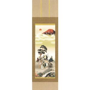 掛軸 堀江晴翠 水墨山水 肉筆保証 掛け軸 美術名典掲載作家 : 古都