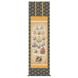 掛け軸 彩色山水 渡辺玉豊 美術名典掲載作家 掛軸 全国送料無料 : 古都