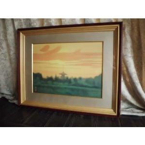 石踊達哉　「翔」　彩美版方式・シルクスクリーン併用　作品証明シール有り 石踊達哉 『星河』 彩美版・シルクスクリーン手刷り(本金泥使用