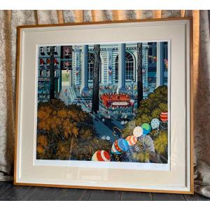 ヒロ、ヤマガタ レイニーデイII シルクスクリーン 絵画 ED有り