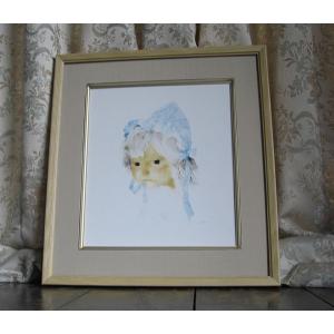 いわさきちひろ 「あかちゃんのくるひ」 リトグラフ 真作保証