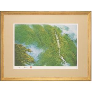 坂元雪埜 院展入選作家 日本画家無所属 号6万1千円 東寺月映 絵画 日本