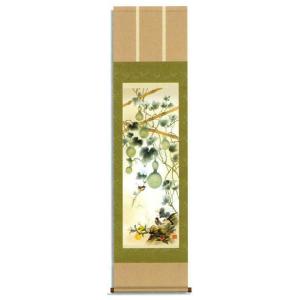 掛け軸専門 掛軸 販売 通販店 彩色山水（塩川 栖二） 年中掛け 山水画