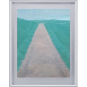 東山魁夷 『夏に入る』 複製画　豪華木製額付新品　日本画 東山魁夷 『夏に入る』 複製画 豪華木製額付新品 日本画 Amazon.