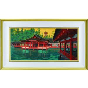 絵画 ヒロ、ヤマガタ ハイビスカス 版画 シルクスクリーン : 古都-京都