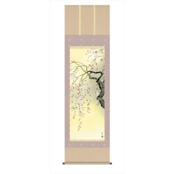 掛け軸　四季花鳥4点セット　掛軸　当店お勧め