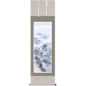 掛軸 山渓／吉村舞堂 美術年鑑掲載作家 掛け軸 全国送料無料 : 古都