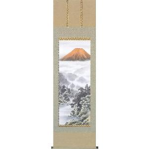 掛け軸 芙蓉 美術名典掲載作家 原田快元 掛軸 全国送料無料 : 古都