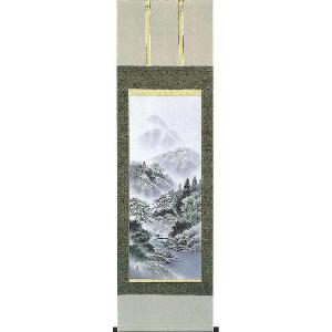 作者不詳/秋山帰樵図/山水図/秋山風景図/雲高気静/掛軸/名家伝来/AE-175 作者不詳/秋山帰樵図/山水図/秋山風景図/雲高気静/掛軸/