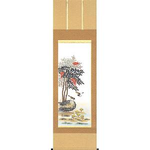 掛け軸 竹に雀／三浦大幹 「美術名典掲載作家」 肉筆100％ 掛軸 全国
