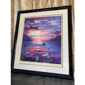 絵画 ヒロ、ヤマガタ ハイビスカス 版画 シルクスクリーン : 古都-京都