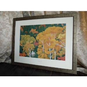 東山魁夷 水辺の朝 絵画 複製画 : 古都-京都 掛け軸専門店文永堂